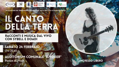 Sabato 24 febbraio: “Il canto della terra”. Racconti e musica dal vivo